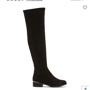 NWT Worthington Women’s Philomena Stacked Heel over the knee Boots Black 10.5 M